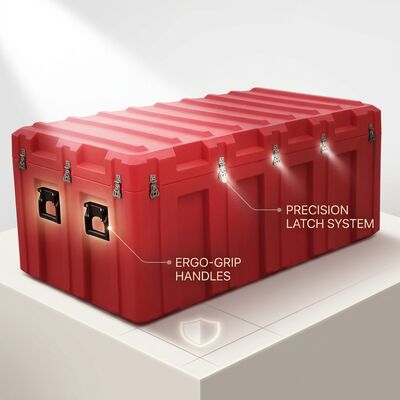 콤팩트 400mm 회전형 도구 상자 IP65 방수 방 먼지 LLDPE 휴대용 장비 케이스