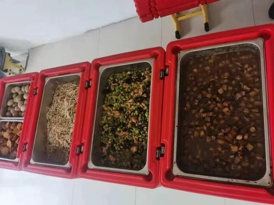 30L 격리된 푸드 박스 GN 푸드 좌우 이동 이송 용기