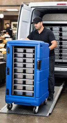 900L 로토몰딩 단열 식품 운송 캐비닛 (콜드체인 물류용)