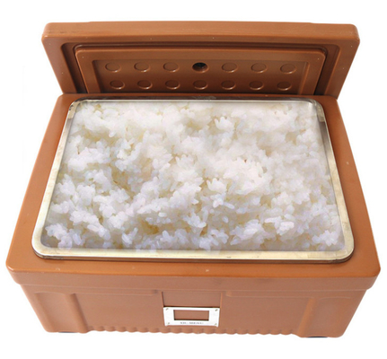 용기 40L을 준비하는 격리된 뜨거운 찬 음식 수송