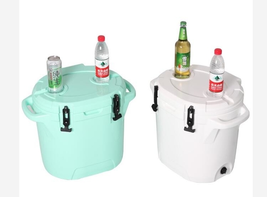 25L 회전 성형 아이스 쿨러, 야외 야영 라운드 쿨러 박스