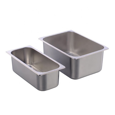 650x530mm 스테인레스 강 음식 서비스 팬 호텔 식당 공급