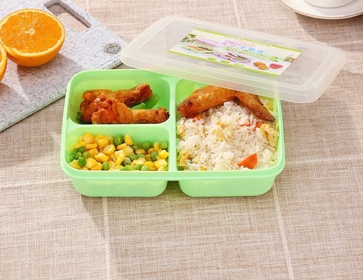 아이들 재사용할 수 있는 플라스틱 점심 용기, BPA 무료 벤토 도시락