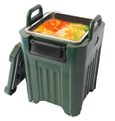 4개 휠과 50L 격리된 수프류 수송 스테인레스강 탱크